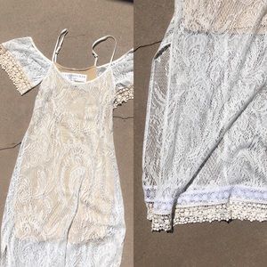 Leyendecker white Lace Maxi Dress